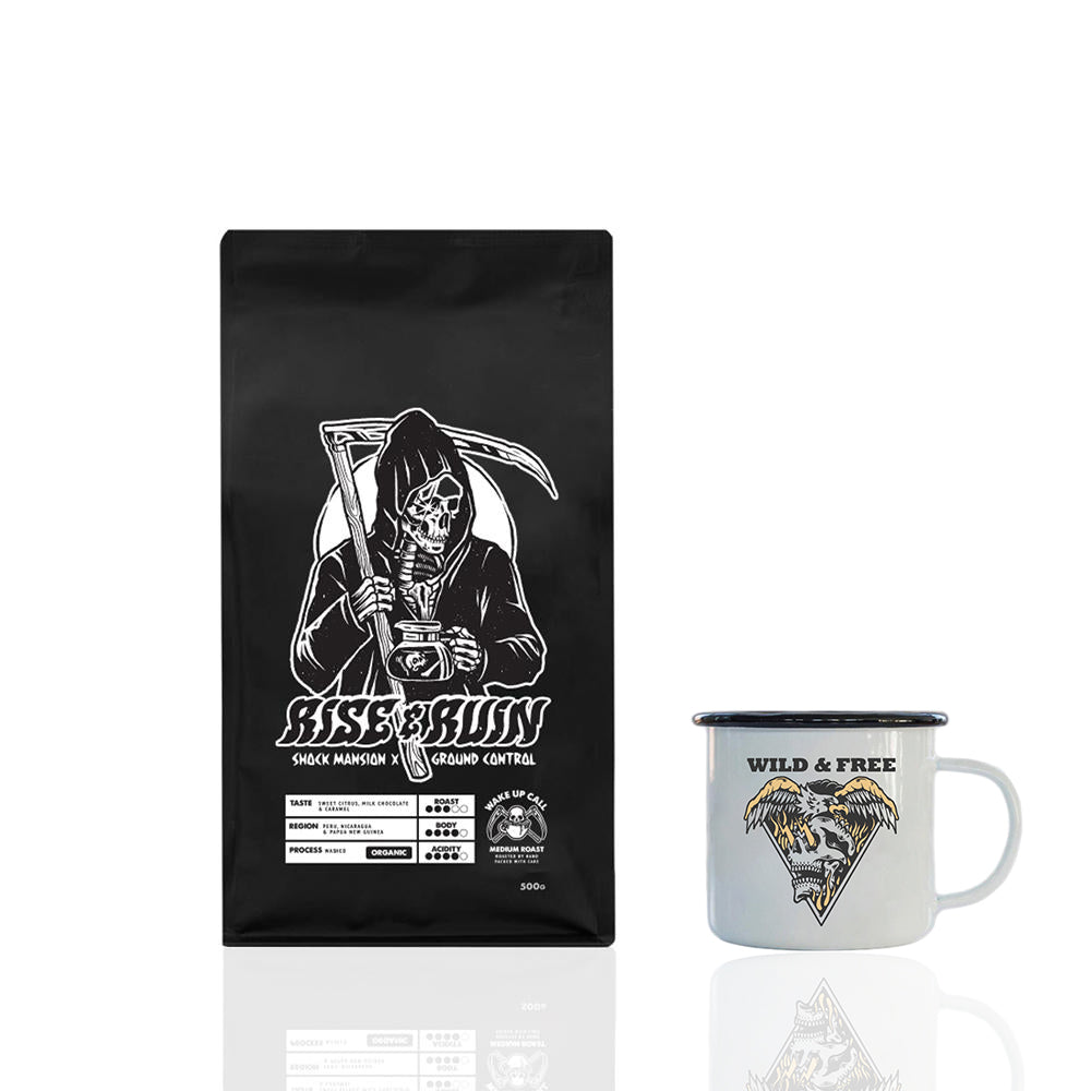 500gm "Wake Up Call" Coffee Bag & Mug Combo