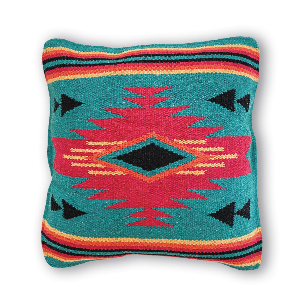 Woven Joe Cushion - Teal