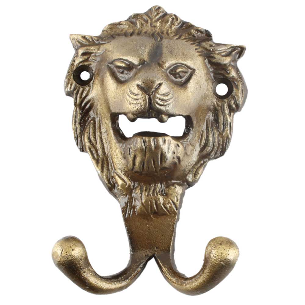 Antique Lion Wall Hook