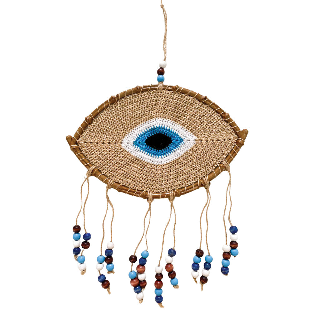 Crochet Evil Eye Wall Hanger - 2