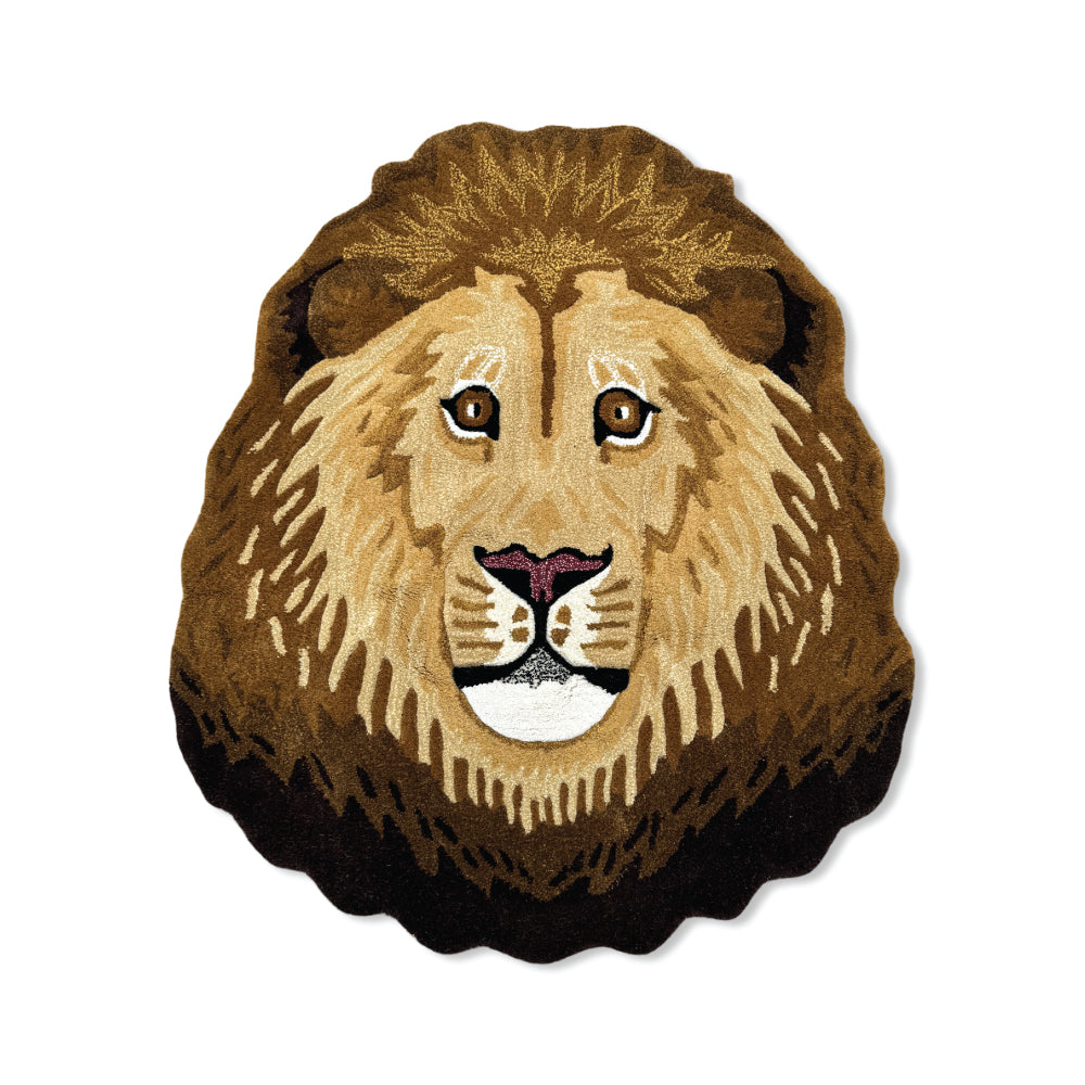 Lenny The Lion Face Rug