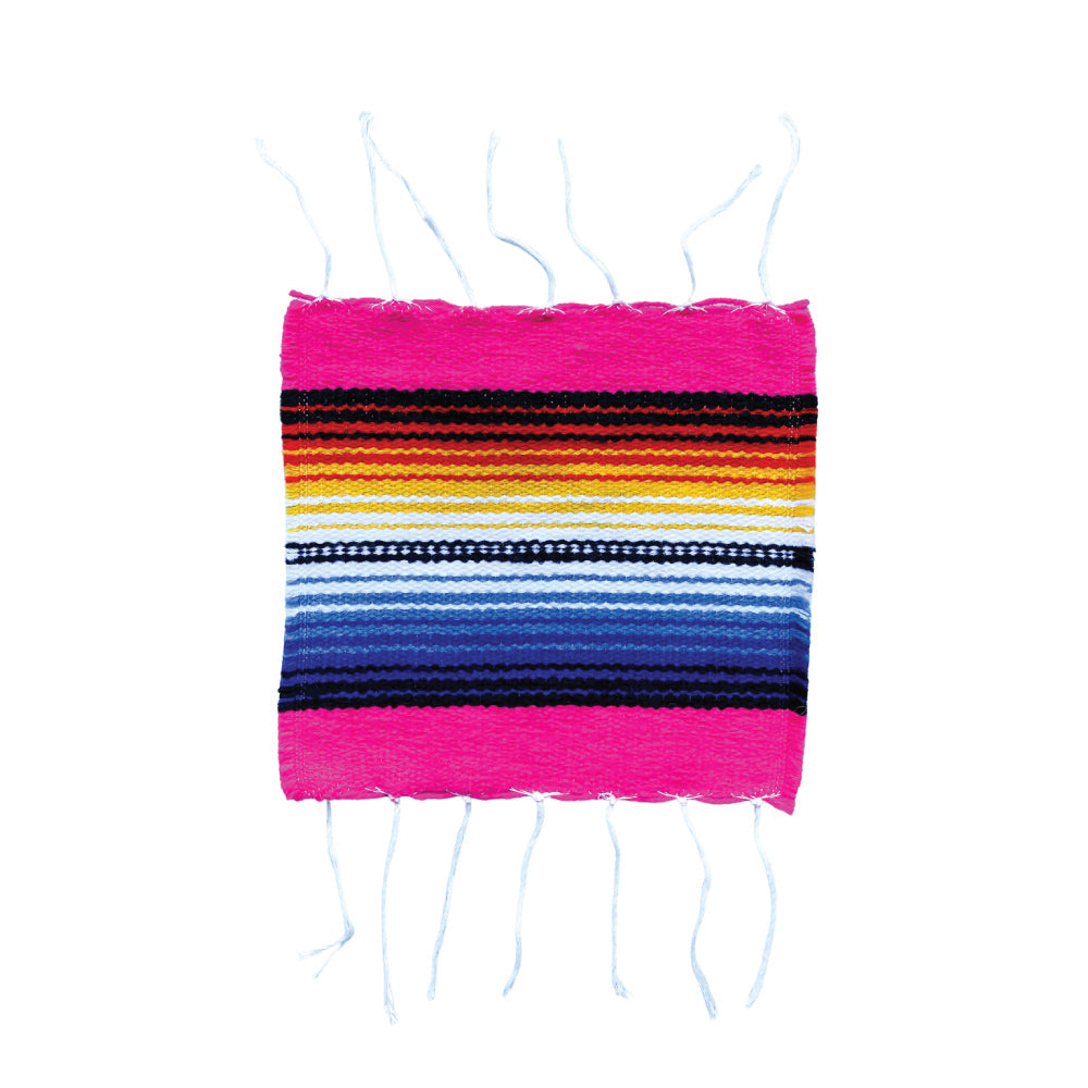 Serape Coaster - Hot Pink