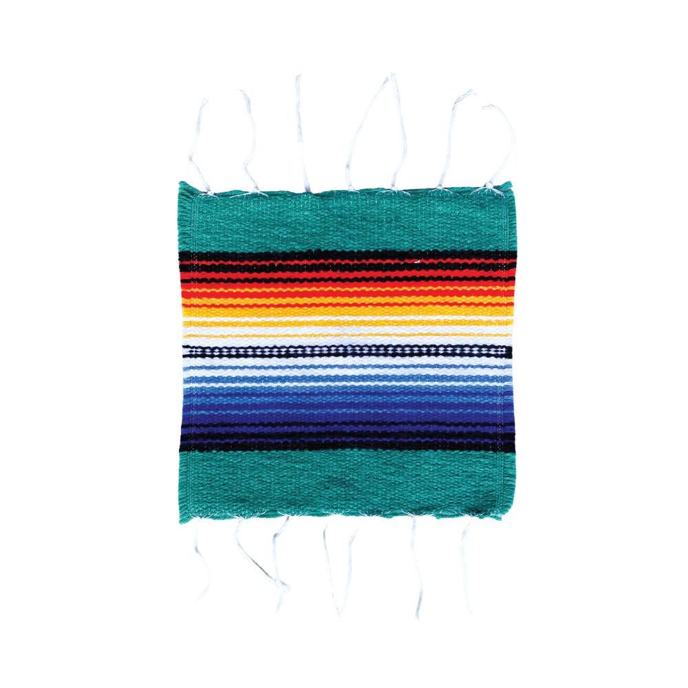 Serape Coaster - Teal