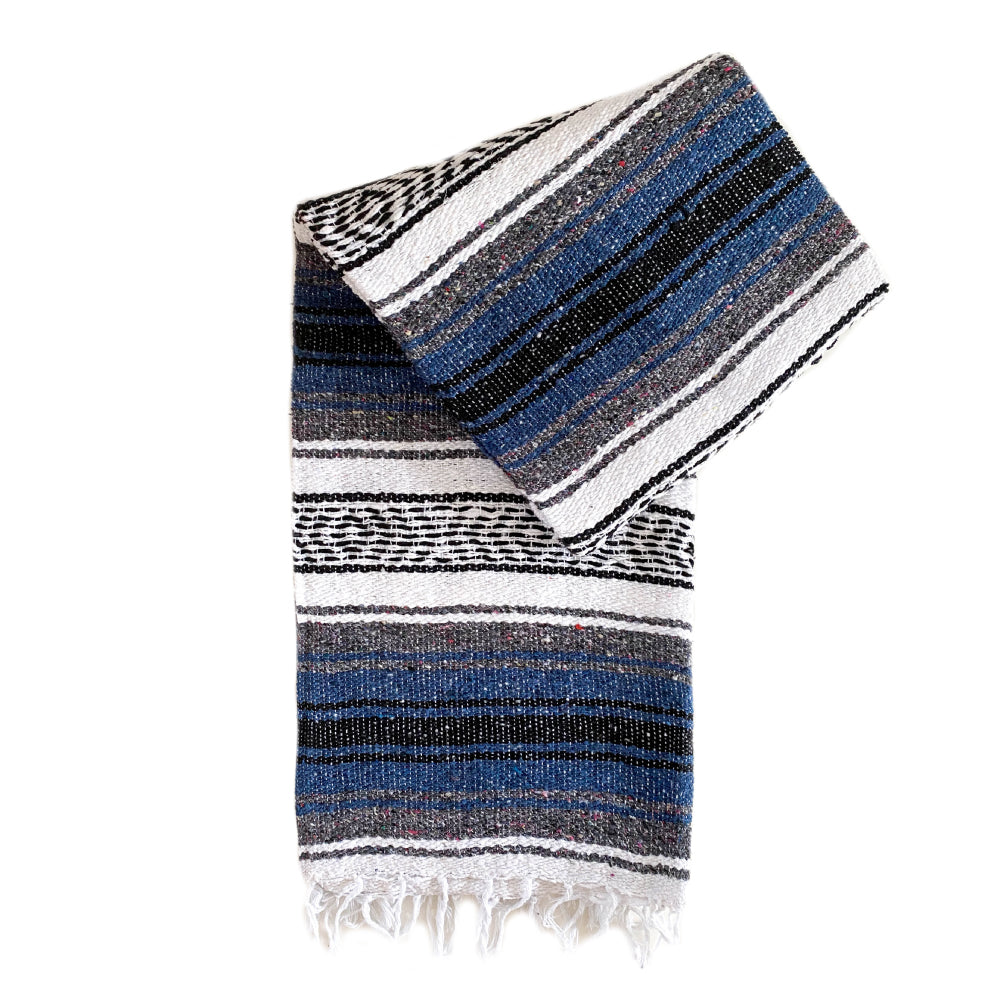 Small Falsa Blanket - Steel Blue