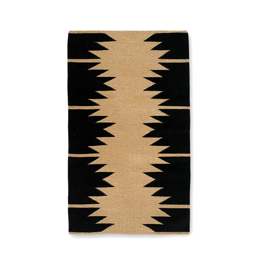 Maya Zapotec Rug - Black