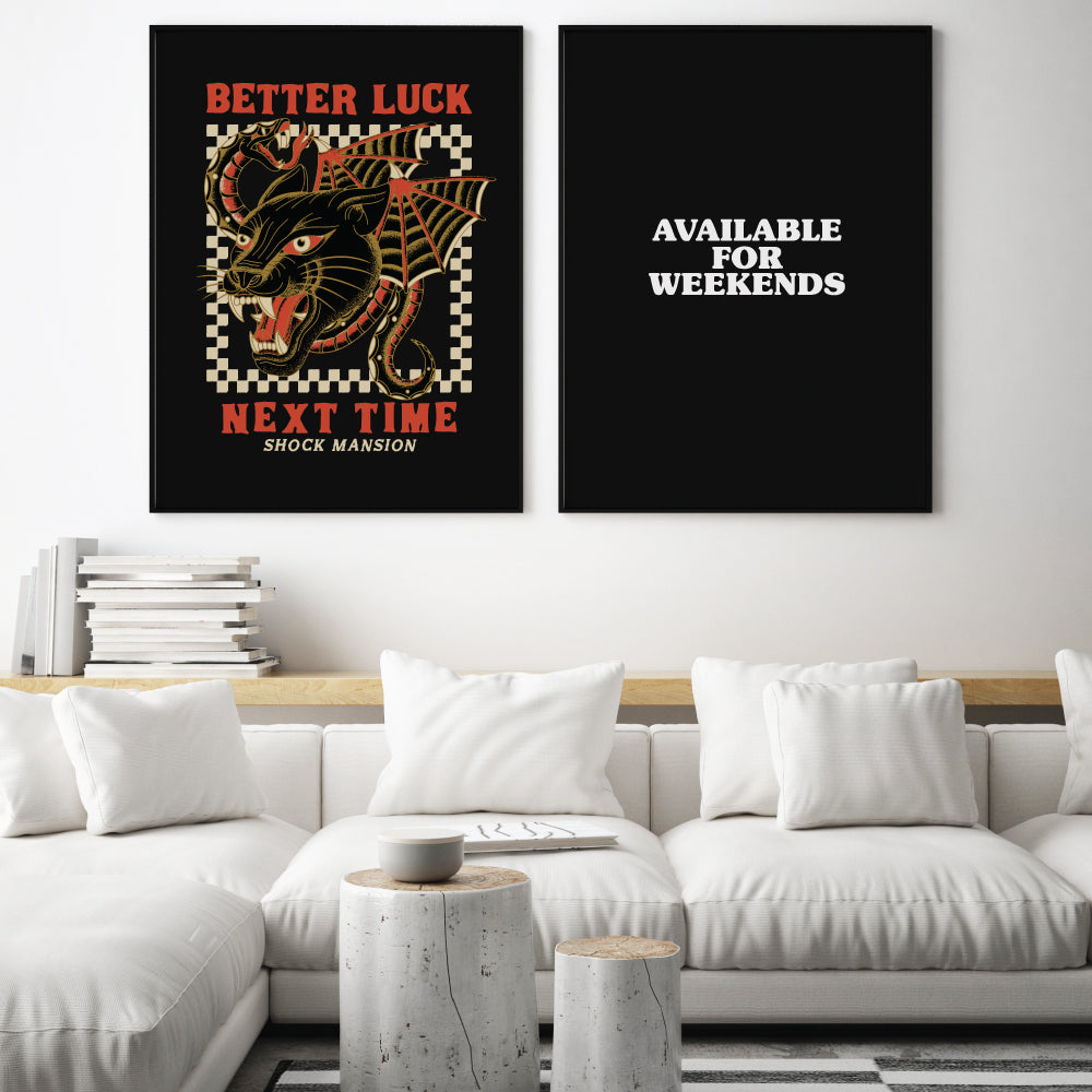 Better Luck - Black Print