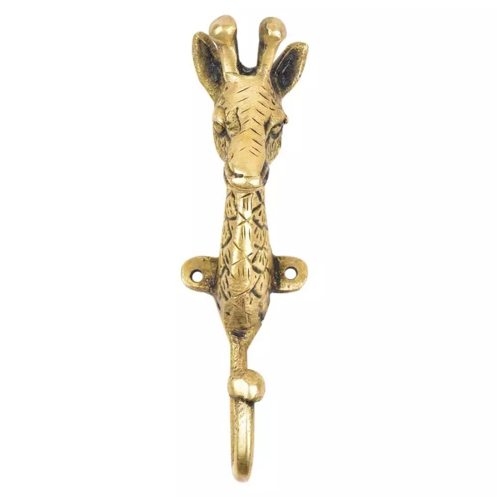 Brass Giraffe Hook