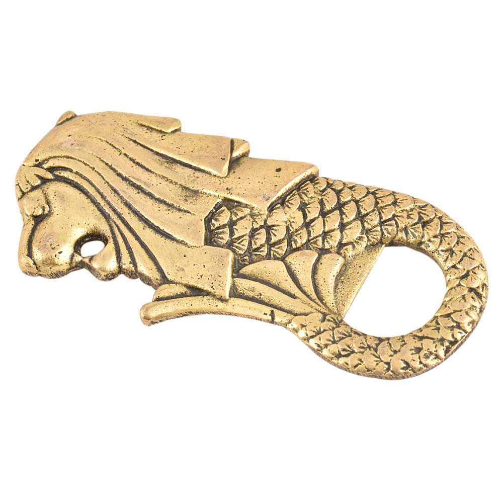 Brass Merlion Bottle Opener