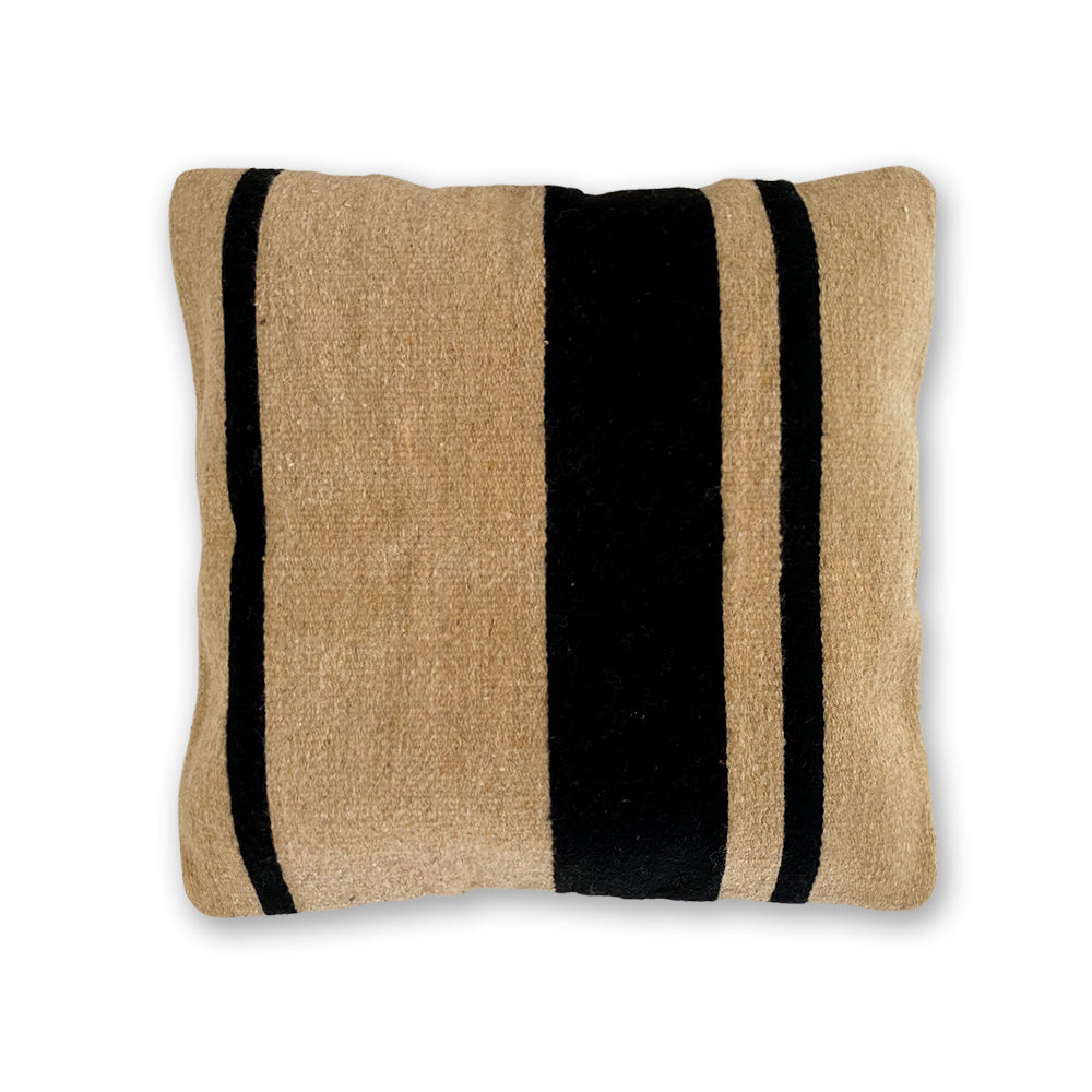 Zapotec Stripe Cream Cushion