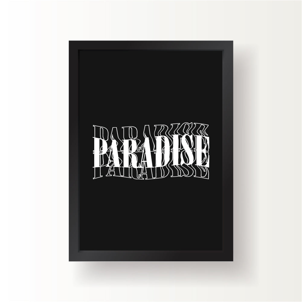 Paradise Print - Black Edition