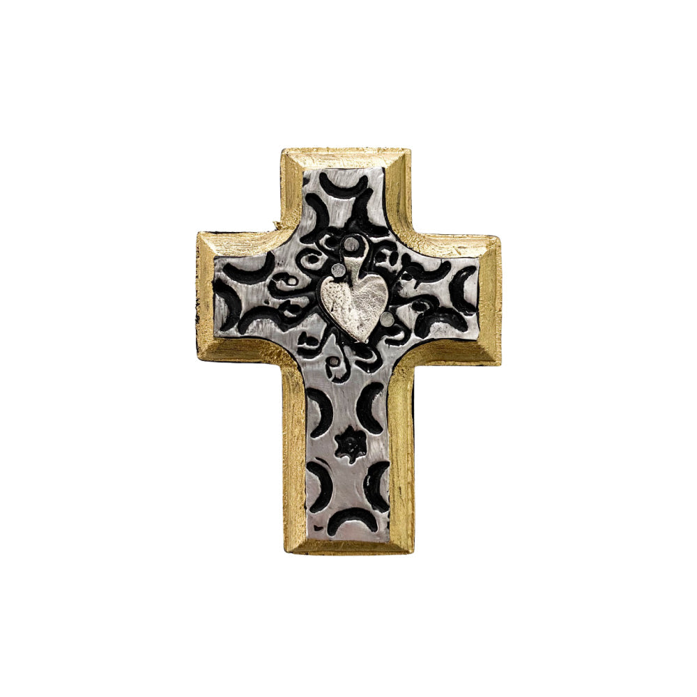 Wooden Milagro Mini Cross - 5
