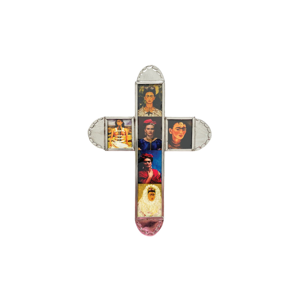Small Tin Frida Cross