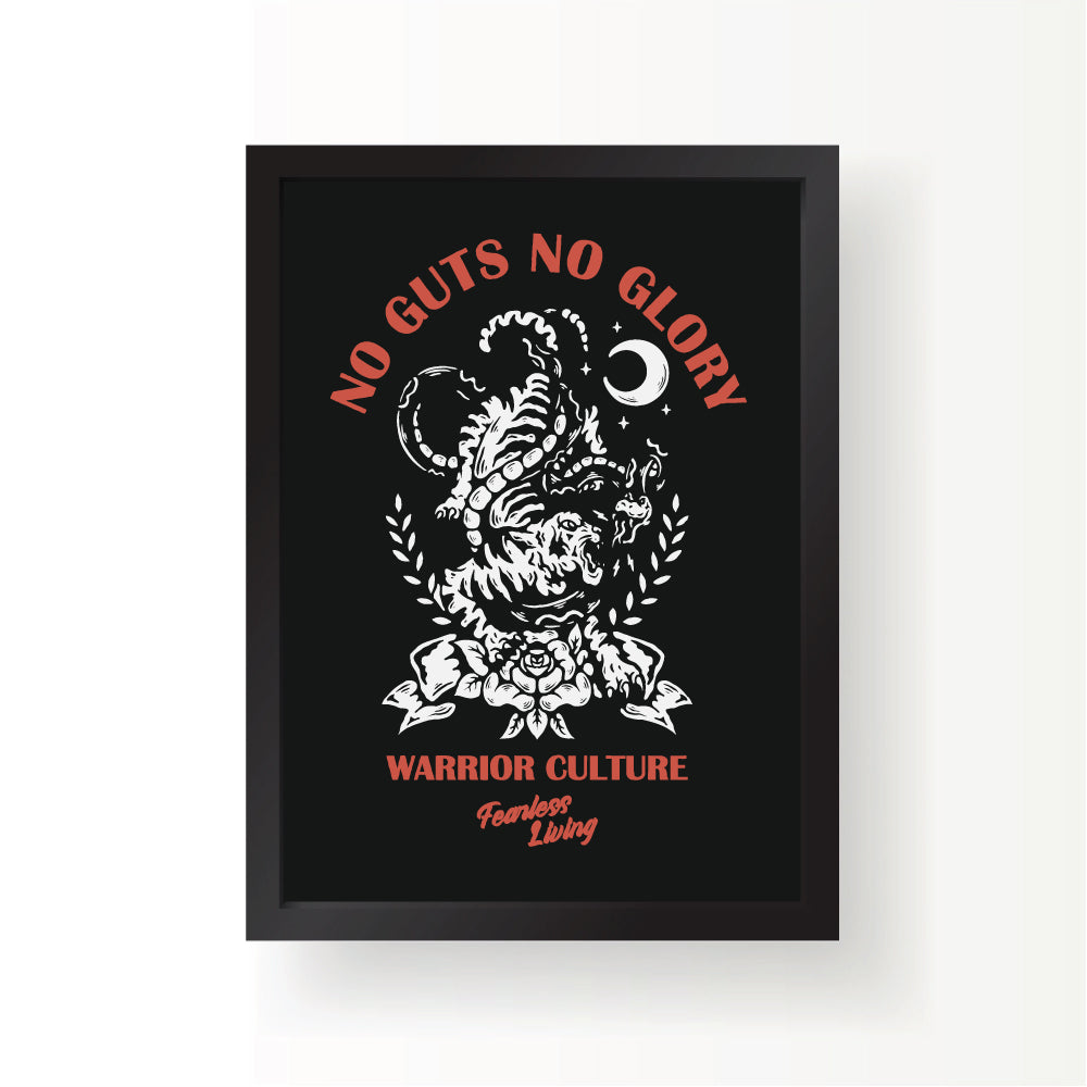 No Guts Print - Black Edition